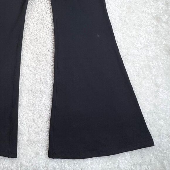 Halara Crossover High Waisted Back Pocket Super Flare Legging Black - Picture 6 of 10